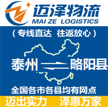 泰州到略陽(yáng)縣物流公司_泰州物流到略陽(yáng)縣_泰州至略陽(yáng)縣物流專(zhuān)線(xiàn)-邁澤